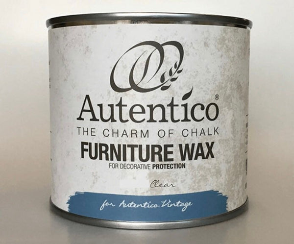Autentico Furniture Wax 500ml Clear Wax Dark Brown Wax White Wax Taupe Wax