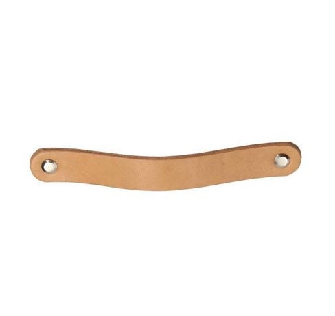 Real Leather Pulls / Furniture Handles Tan Colour