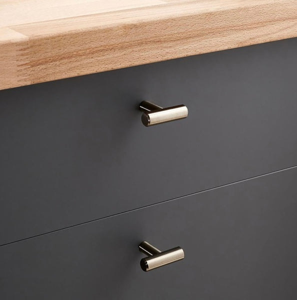 T Bar Handles Modern Style Silver Colour Cabinet Pulls